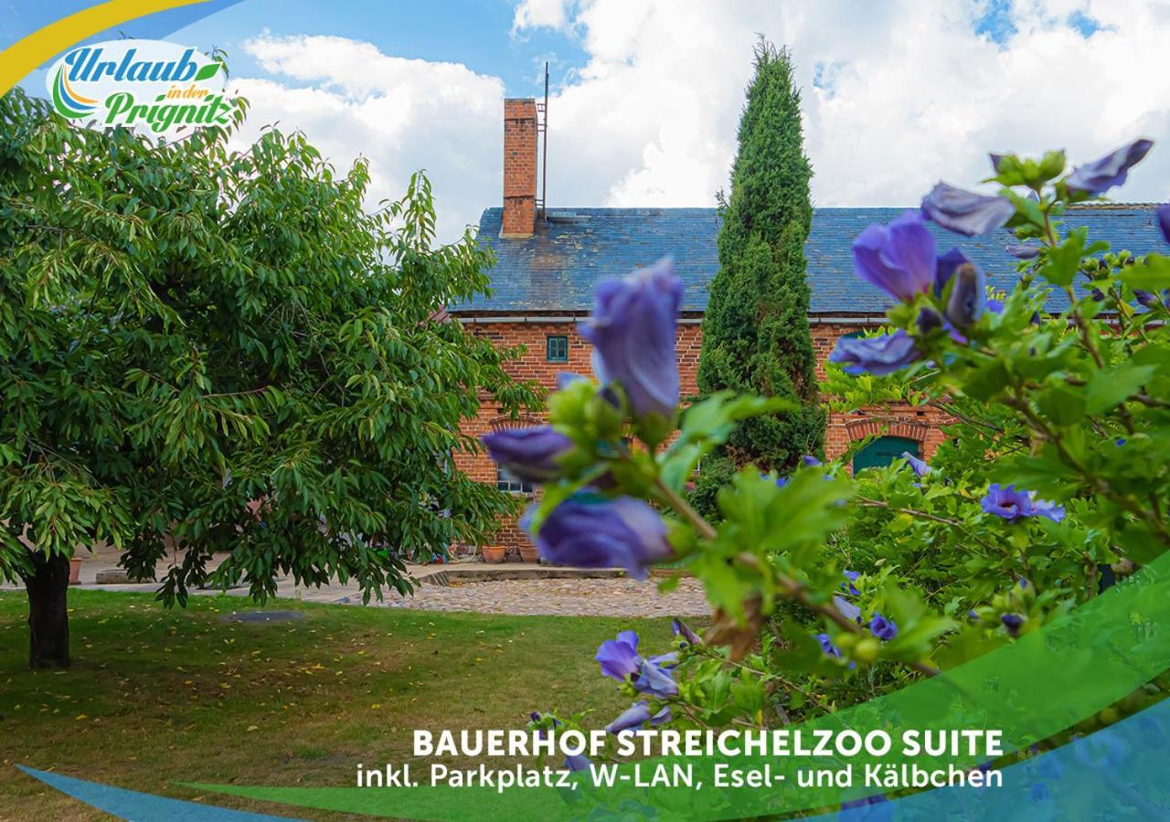Bauernhof-Streichel-Zoo-Kombi-Familien-Suite-Im-Wald-Am-See Gulow 外观 照片